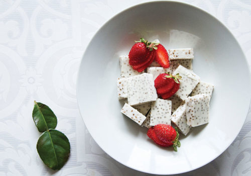 central west; vegan, Jade Walker, receipe, coconut, chia